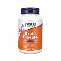 NOW - ХРАНИТЕЛНА ДОБАВКА ЗА ПАМЕТ И КОНЦЕНТРАЦИЯ Brain Elevate - 120 Капсули